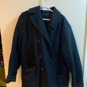 Black trench coat